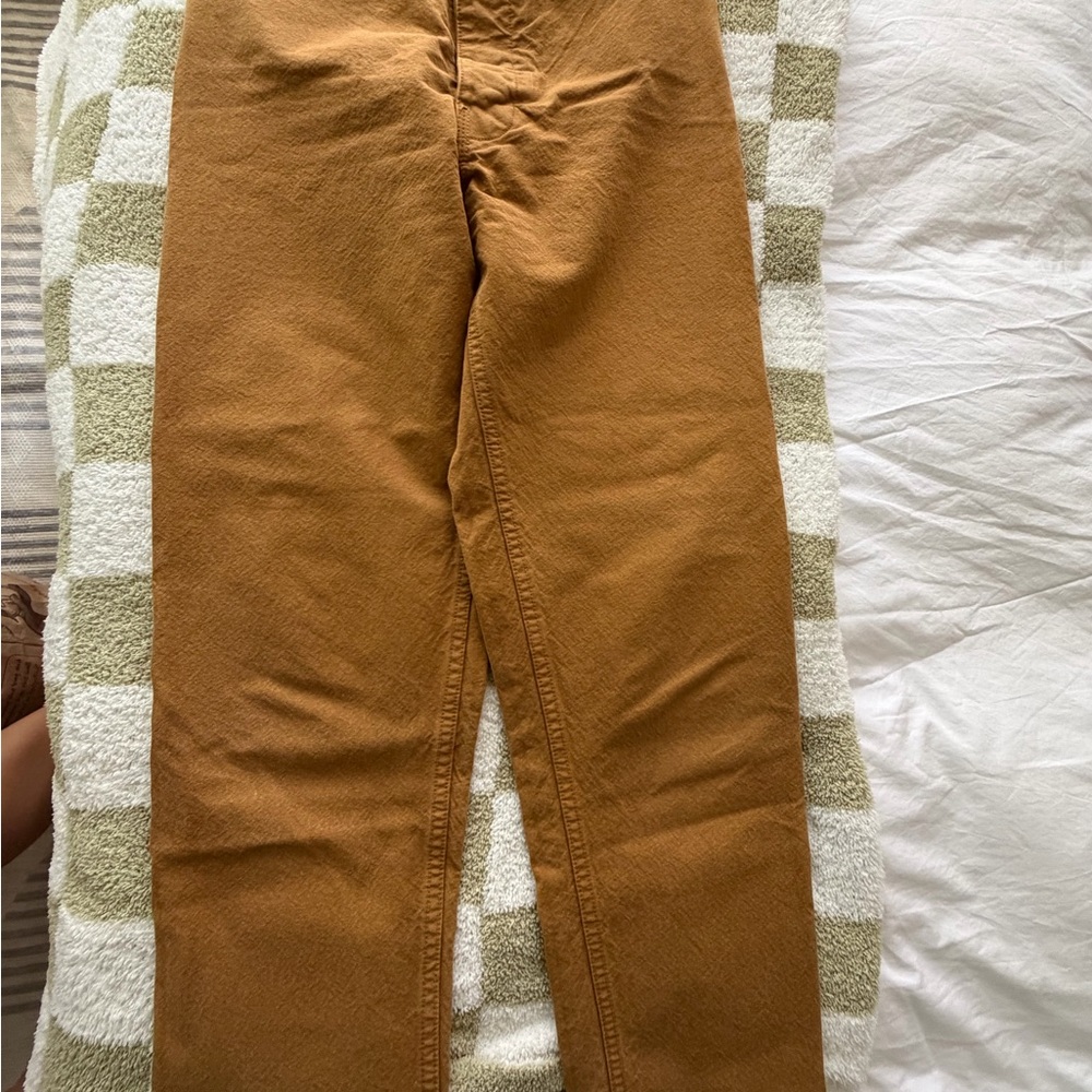 Jesse Kamm Cotton Canvas Pants in Tan - Picture 2 of 11
